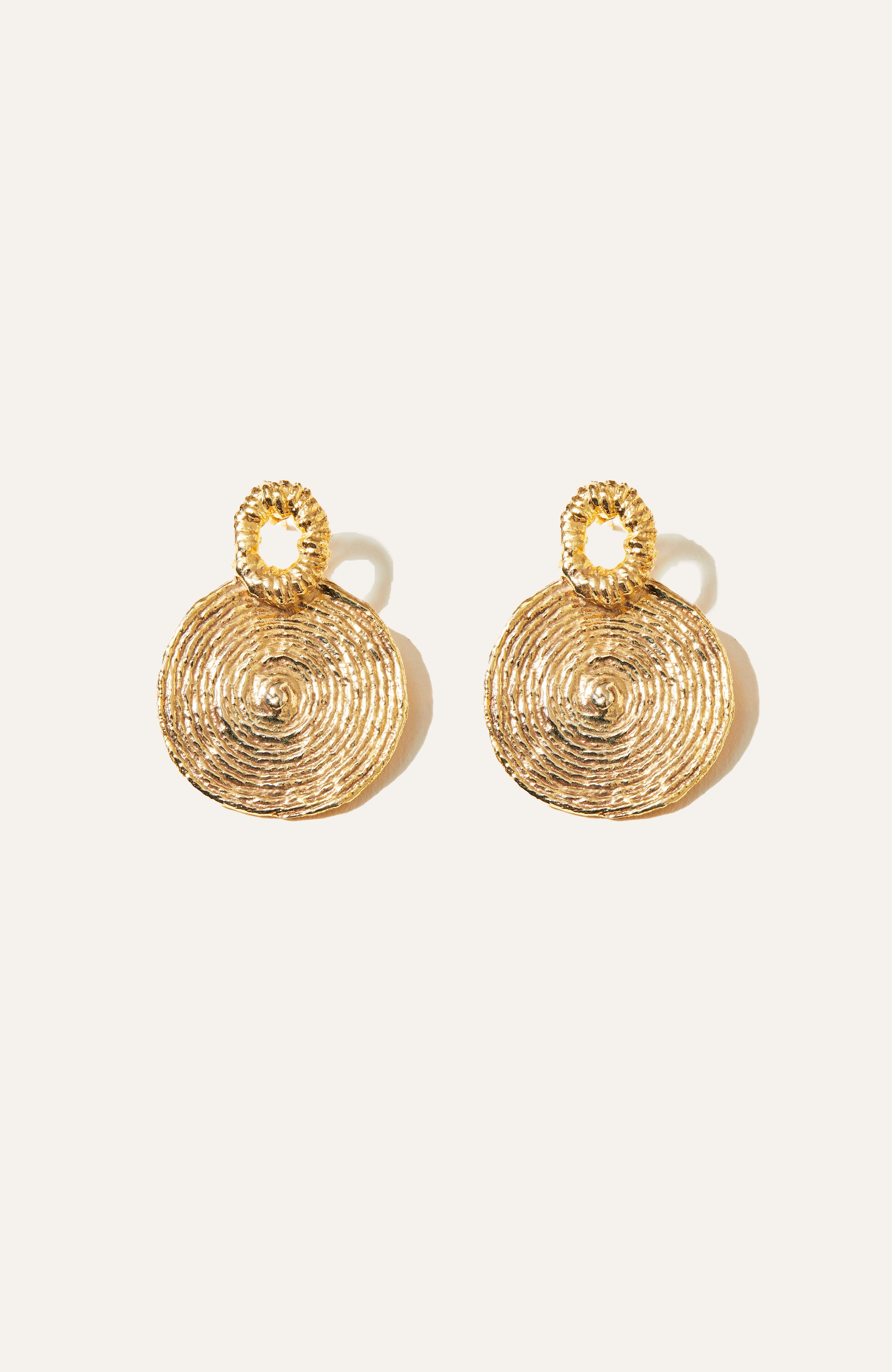 Ruth Earrings / 14k Gold Plate