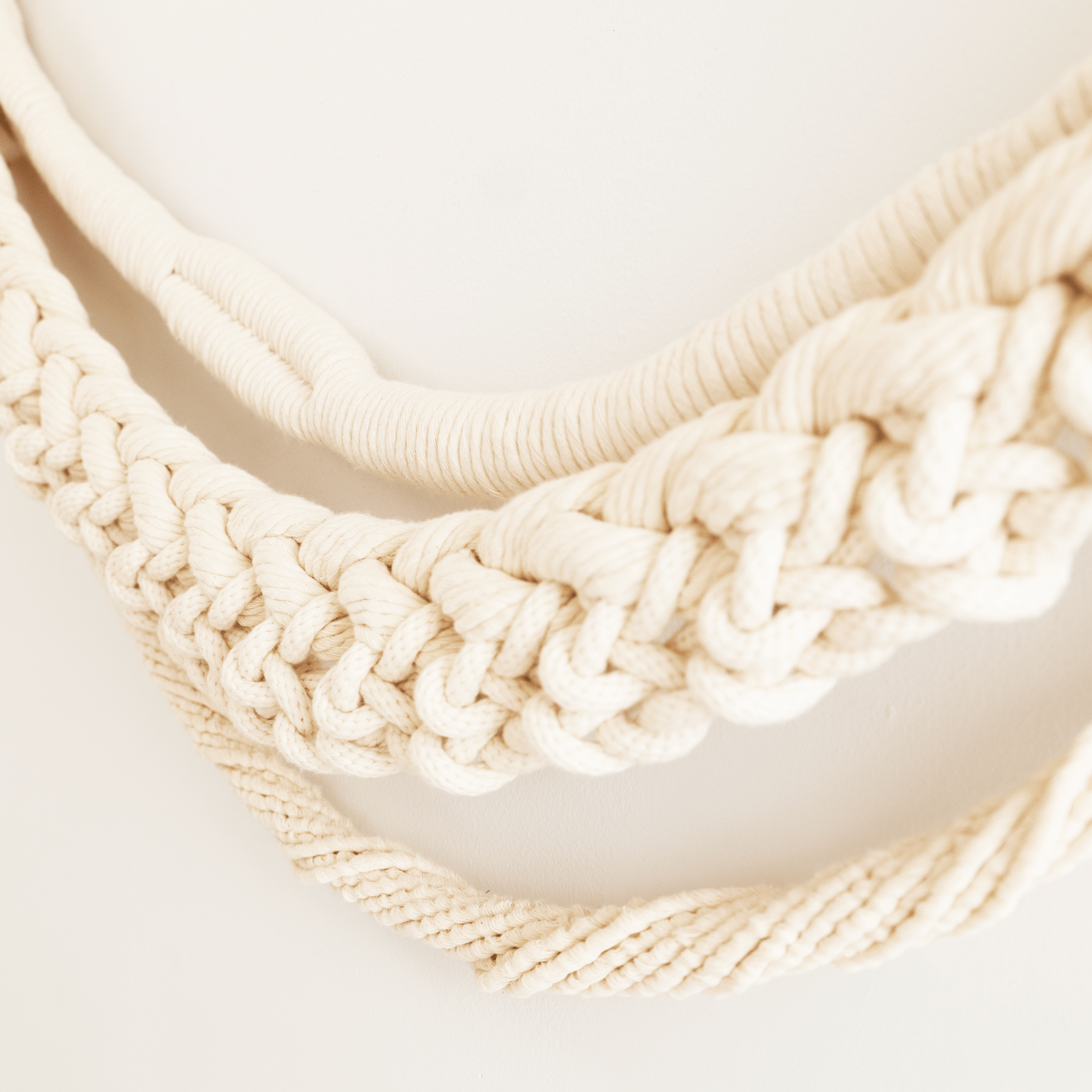 Detail photograph of the Tendrils Wall Hanging