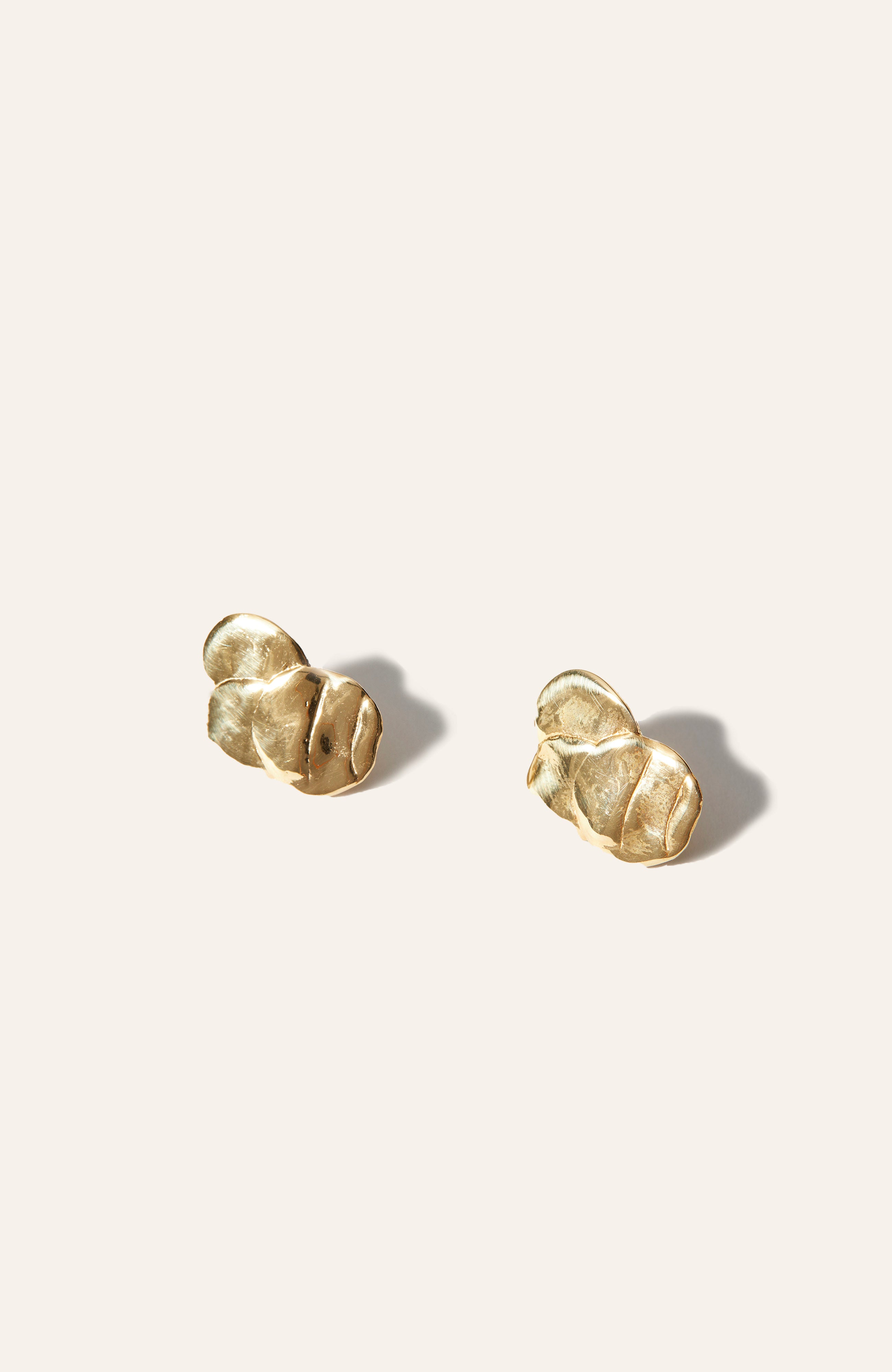 Droplet Earrings / 14k Gold Plate