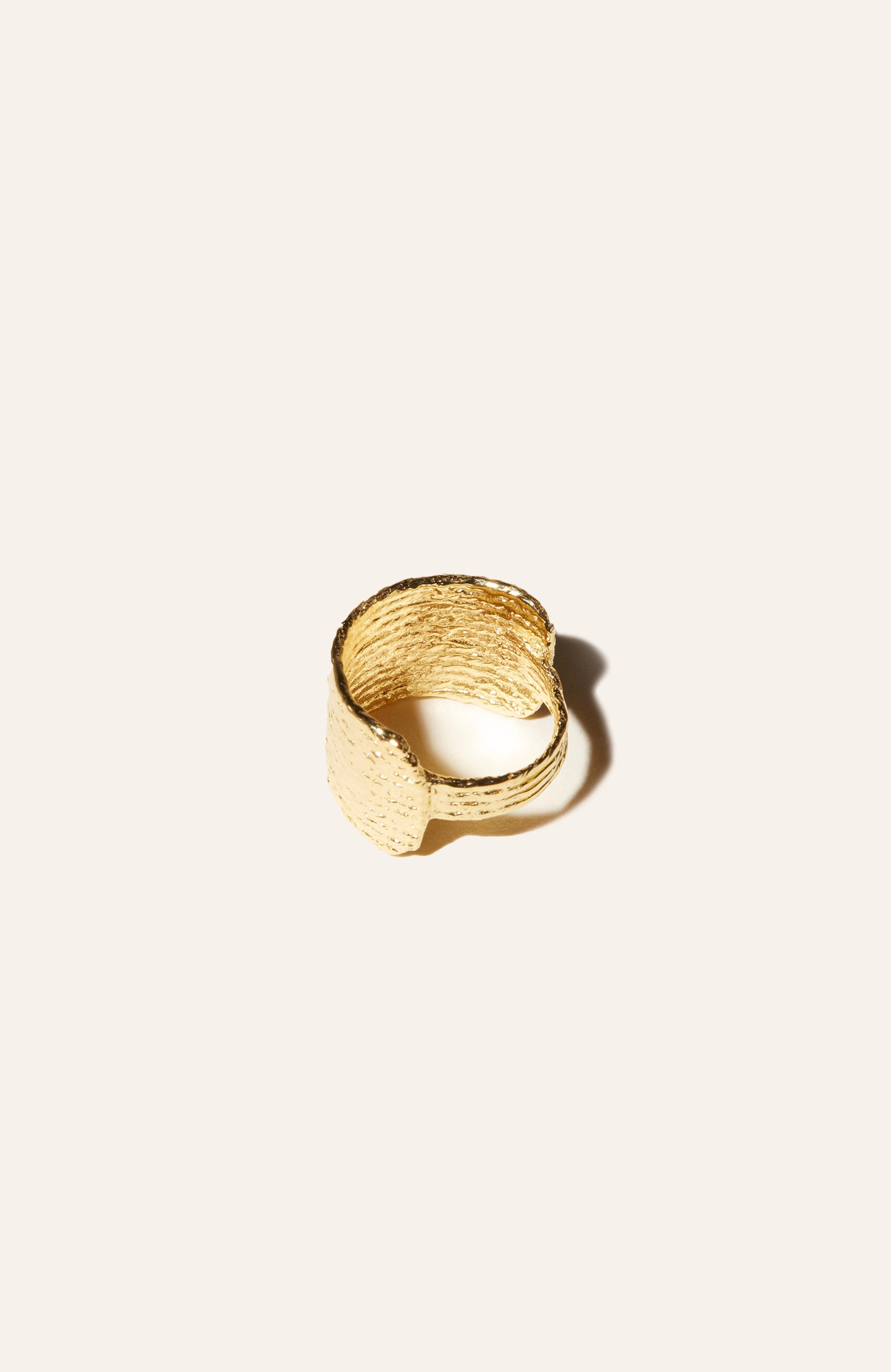 Horizon Ring / 14k Gold Plate