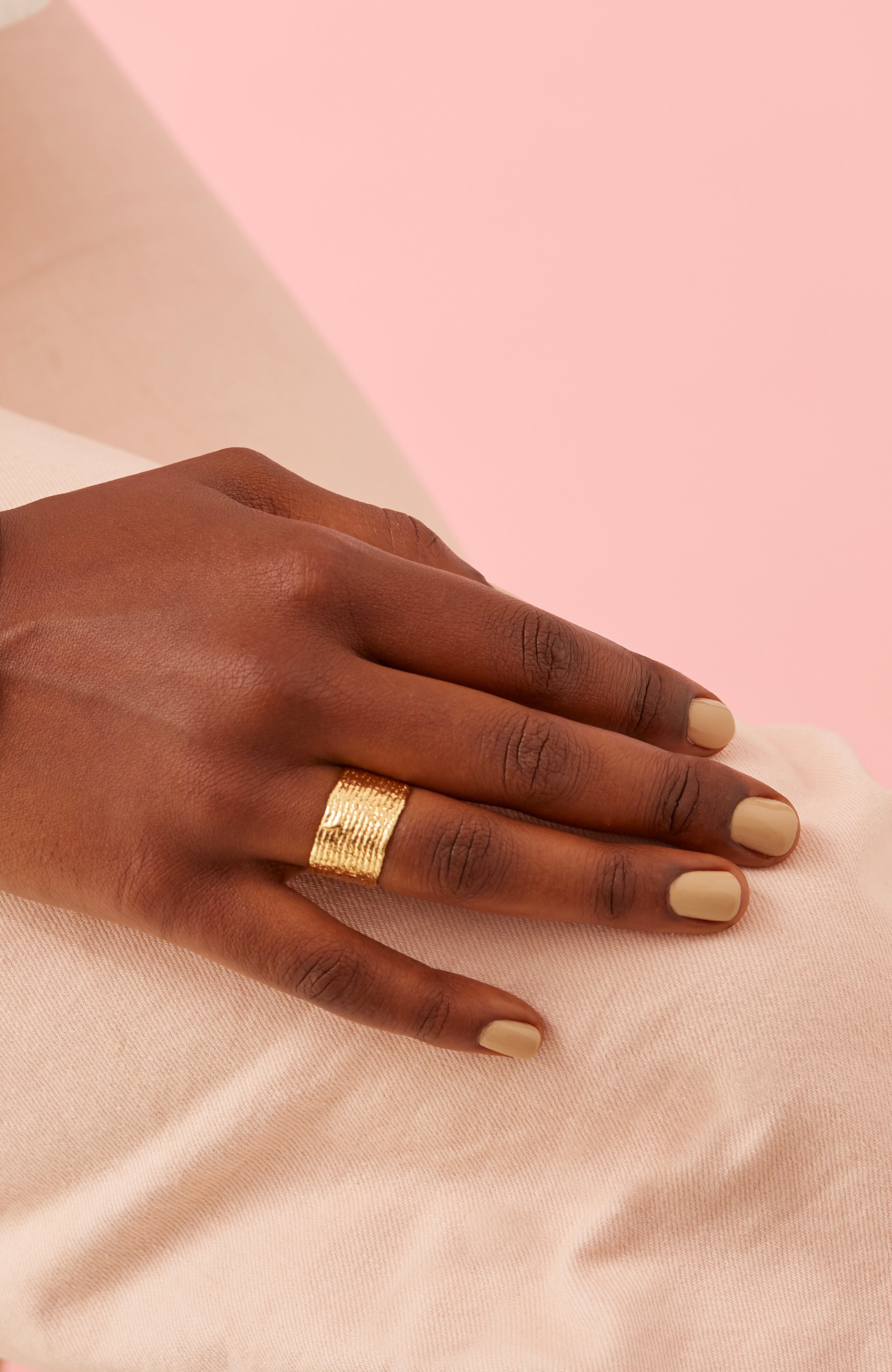 Horizon Ring / 14k Gold Plate