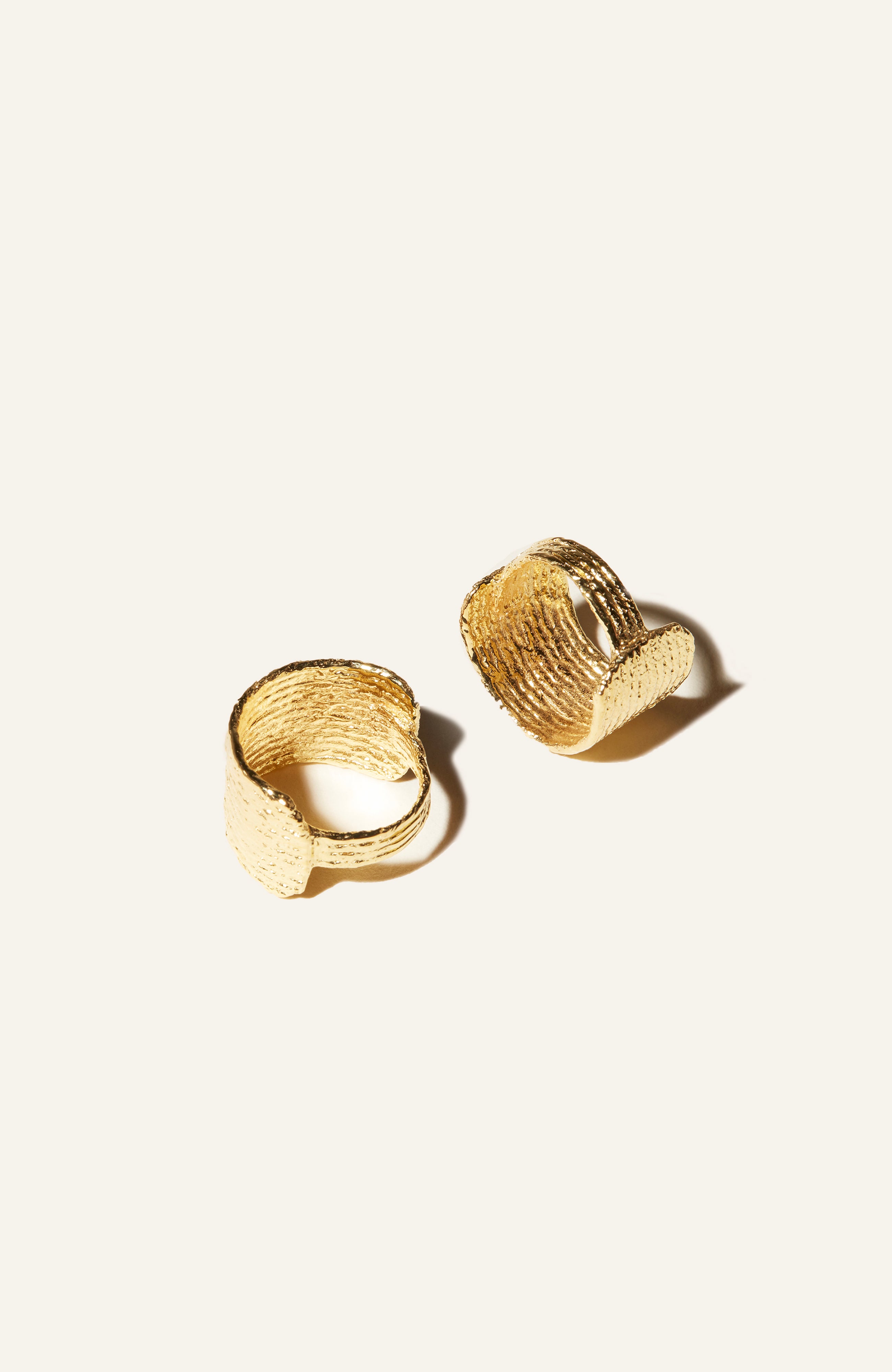 Horizon Ring / 14k Gold Plate