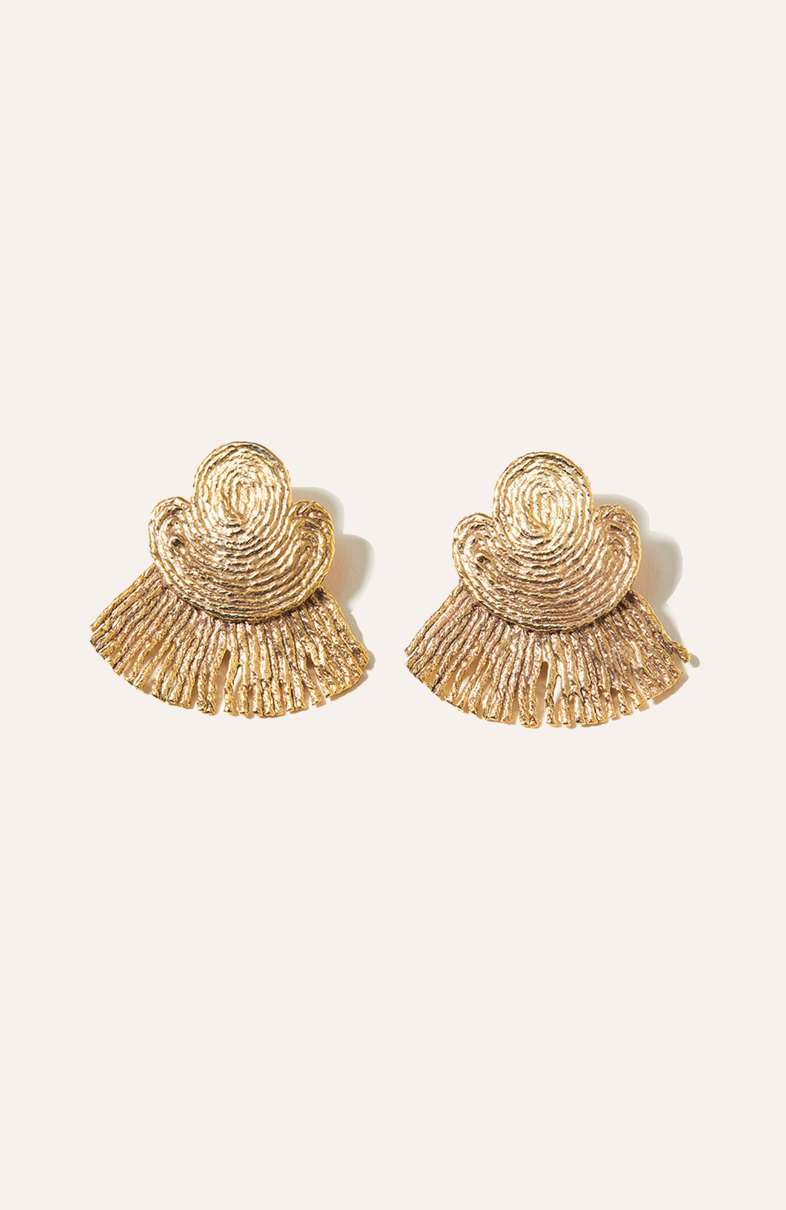 Jagoda Earrings / 14k Gold Plate