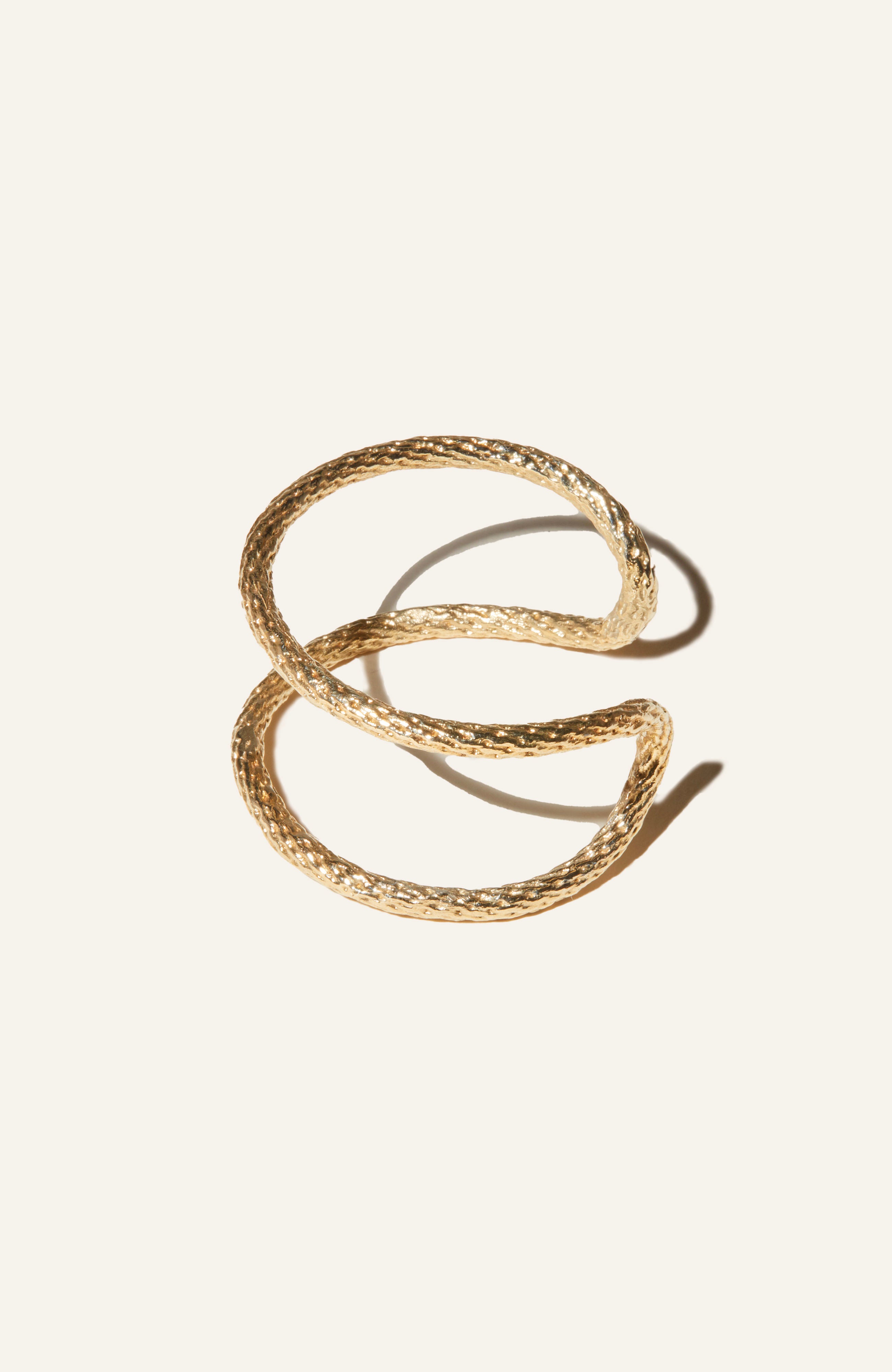 Leeward Cuff Bracelet / 14k Gold Plate