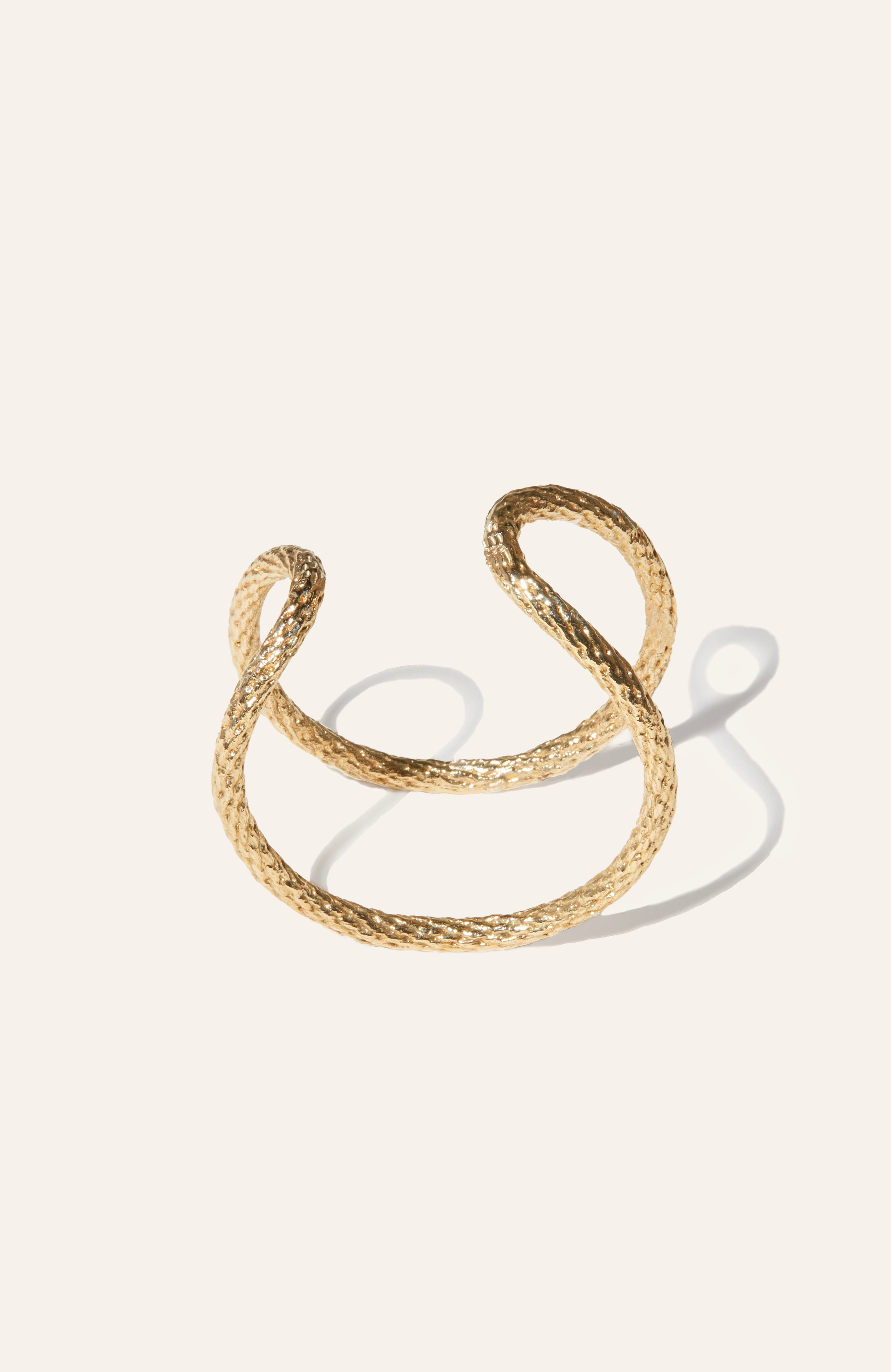 Leeward Cuff Bracelet / 14k Gold Plate