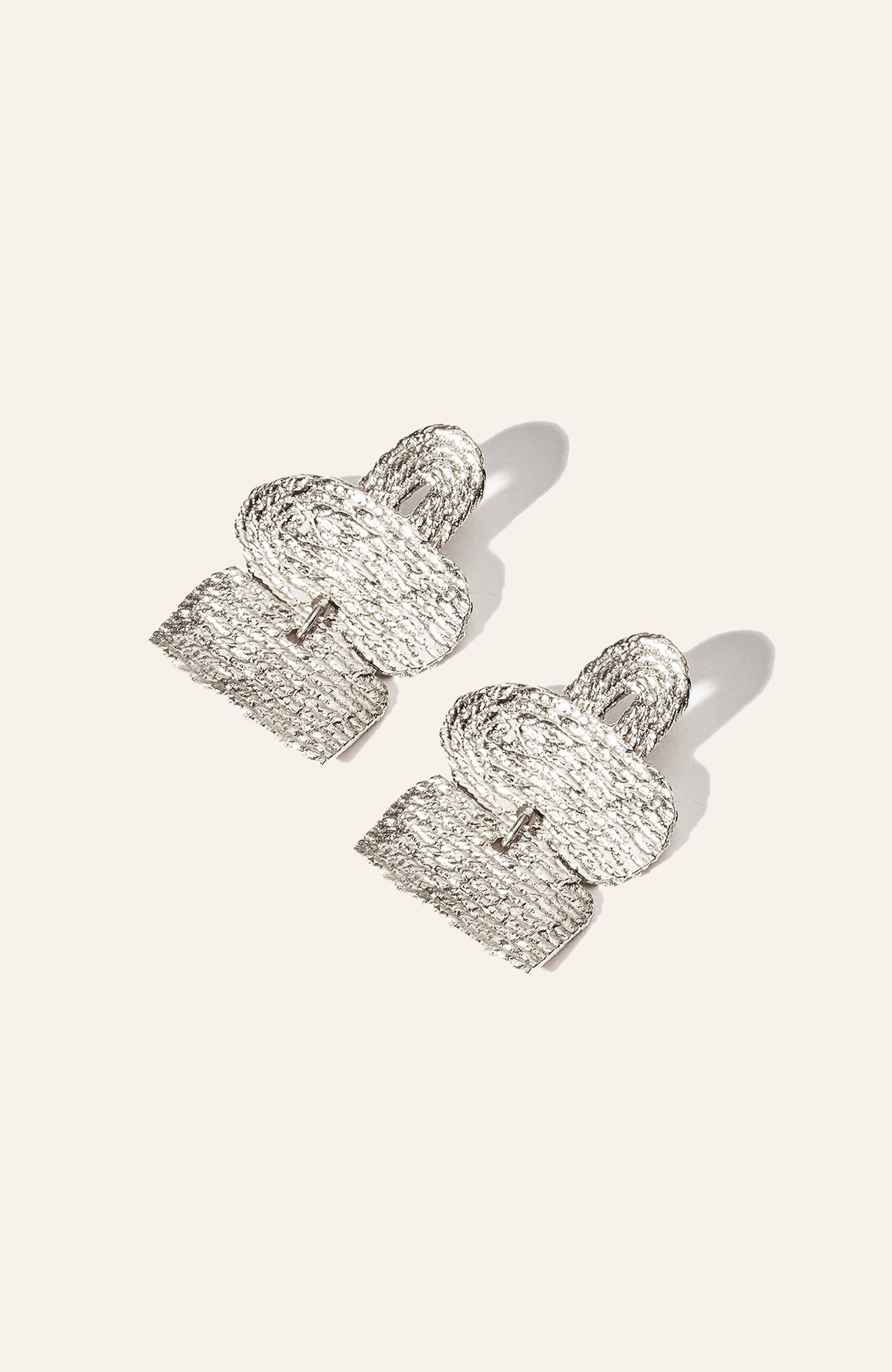 Plateau Earrings / 925 Sterling Silver