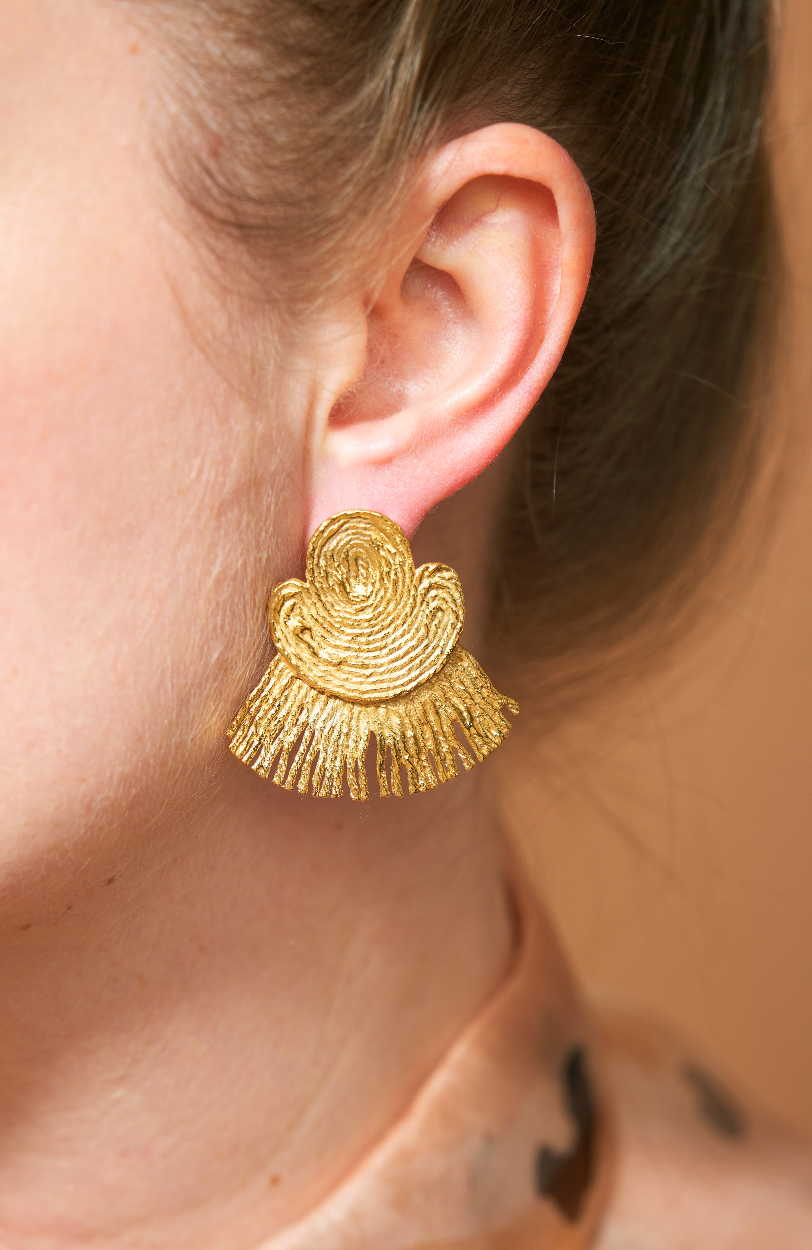 Jagoda Earrings / 14k Gold Plate