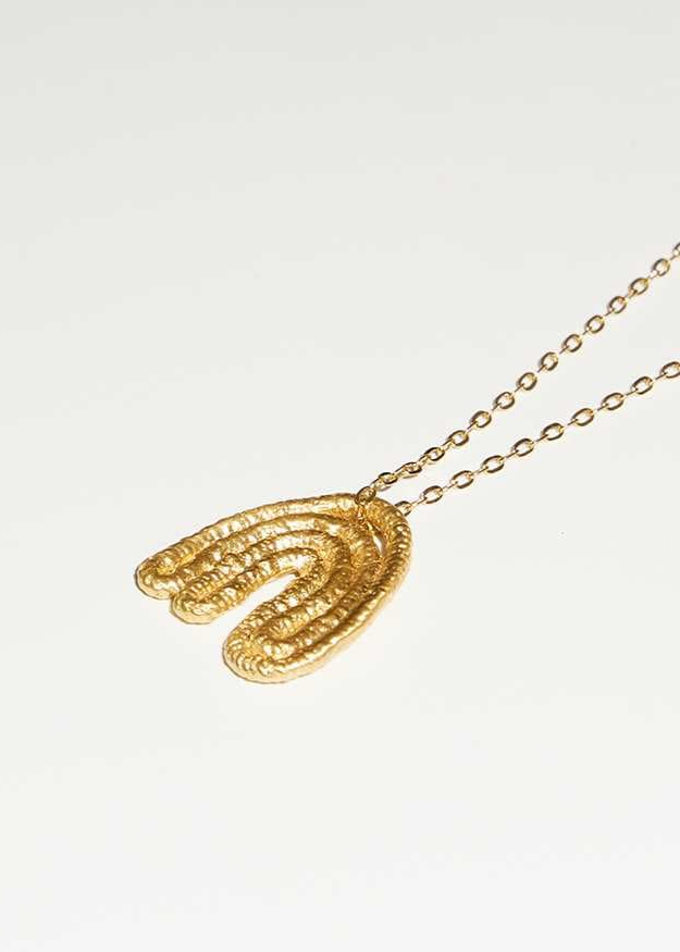 COG Necklaces 14K Gold plated Leaf Necklace