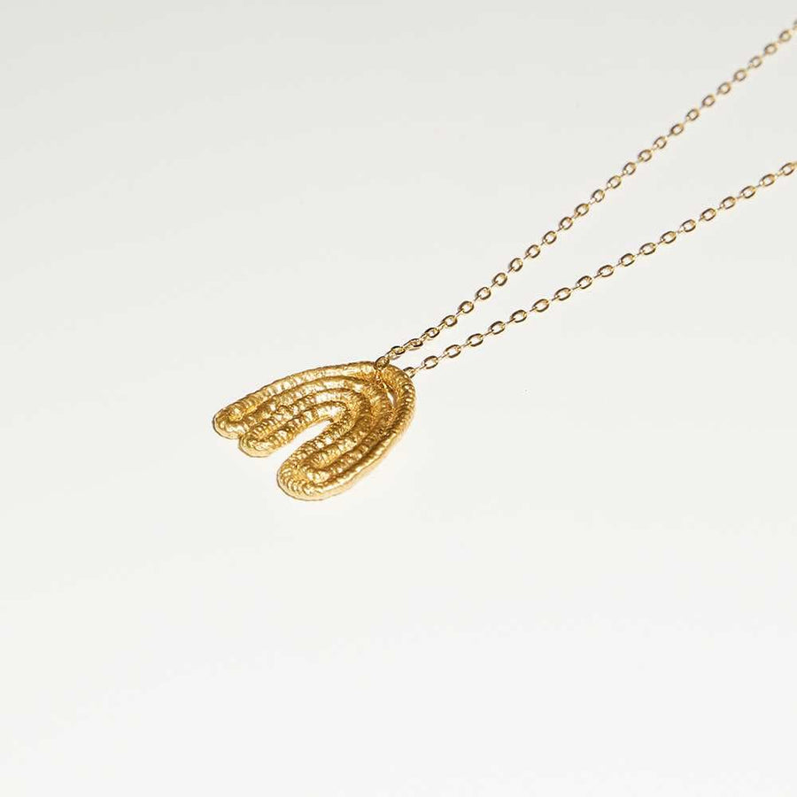 COG Necklaces 14K Gold plated Leaf Necklace