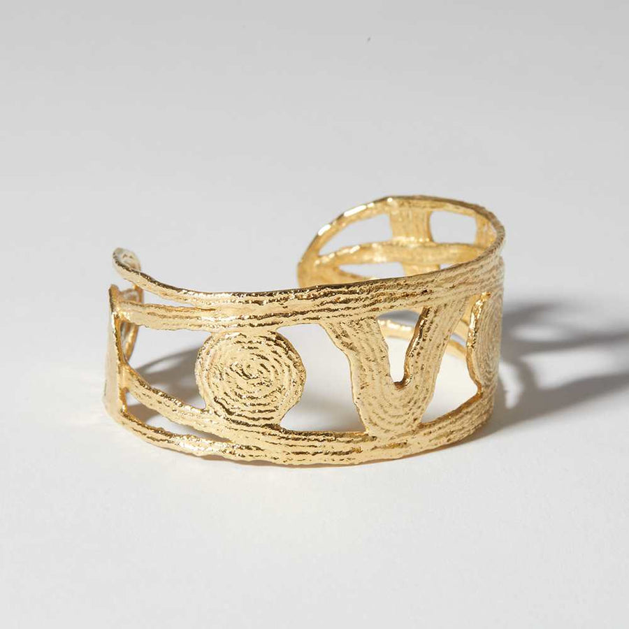 Diamond Rhodium And 18k Yellow Gold Over Brass Bracelet 0.95ctw - DOCHL8 |  JTV.com