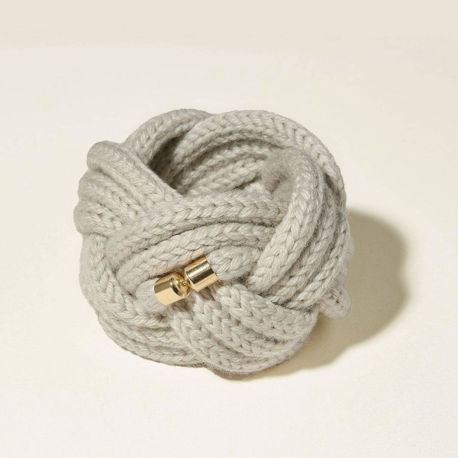 THe Sailor Cuff is also available in Taupe organic cotton and finished with two gold plated end caps. Made from the memories of summer sailing trips.