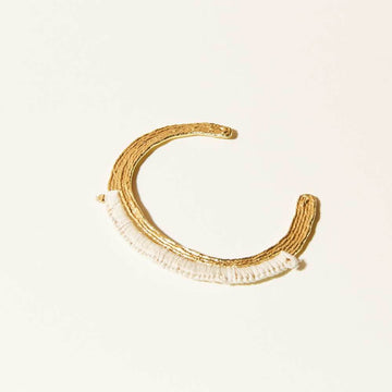 COG Bracelets 14K Gold plate Vija Cuff