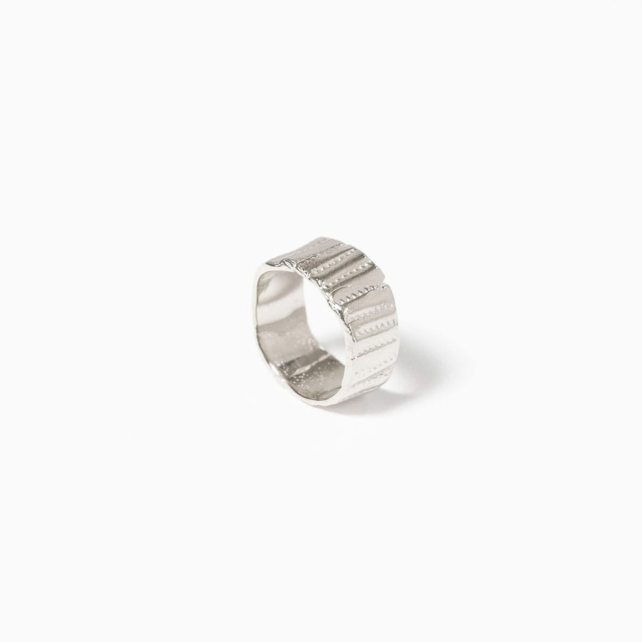 COG Ring Sterling Silver Selvedge Ring